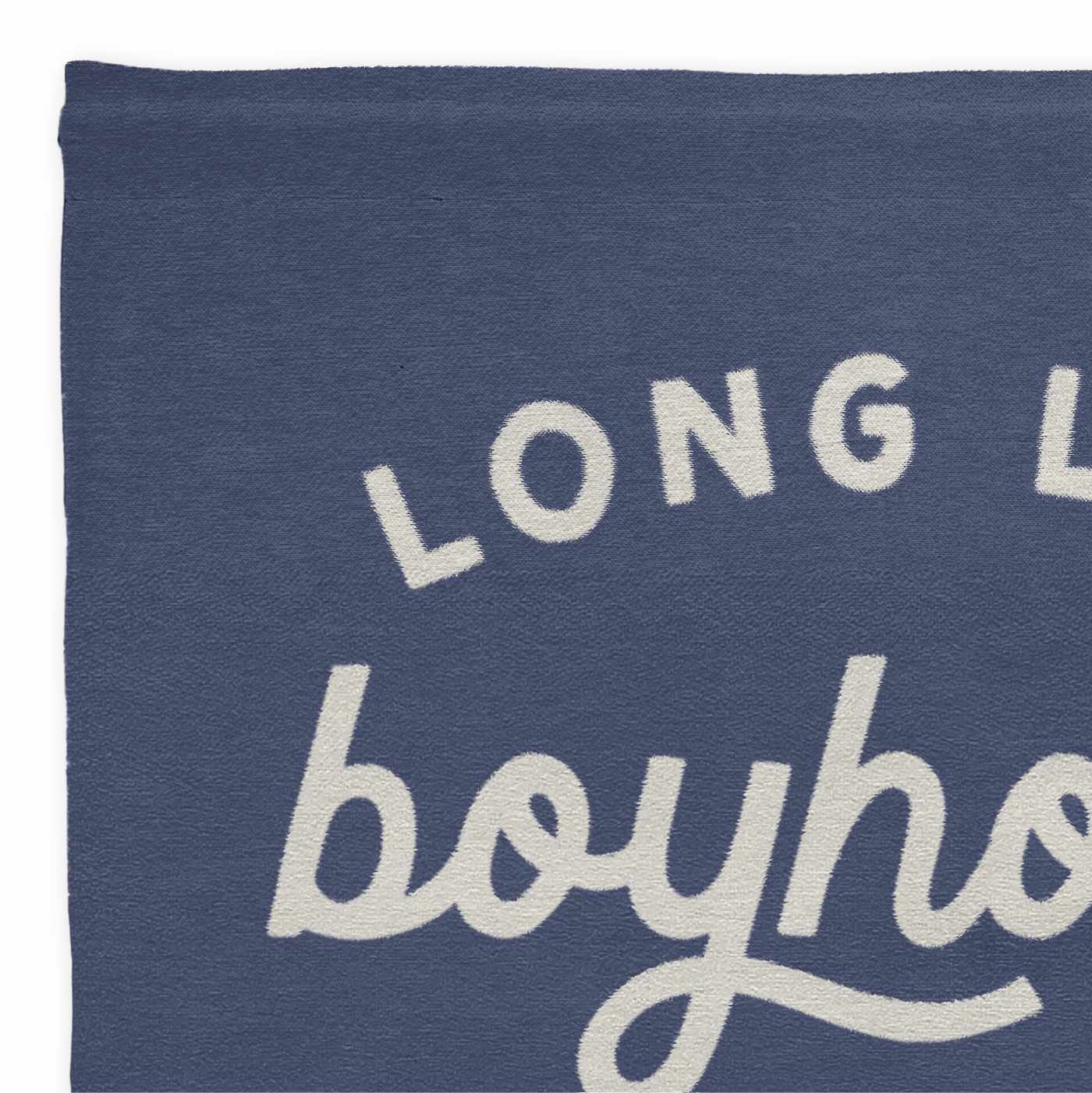 Long Live Boyhood Woven Tapestry