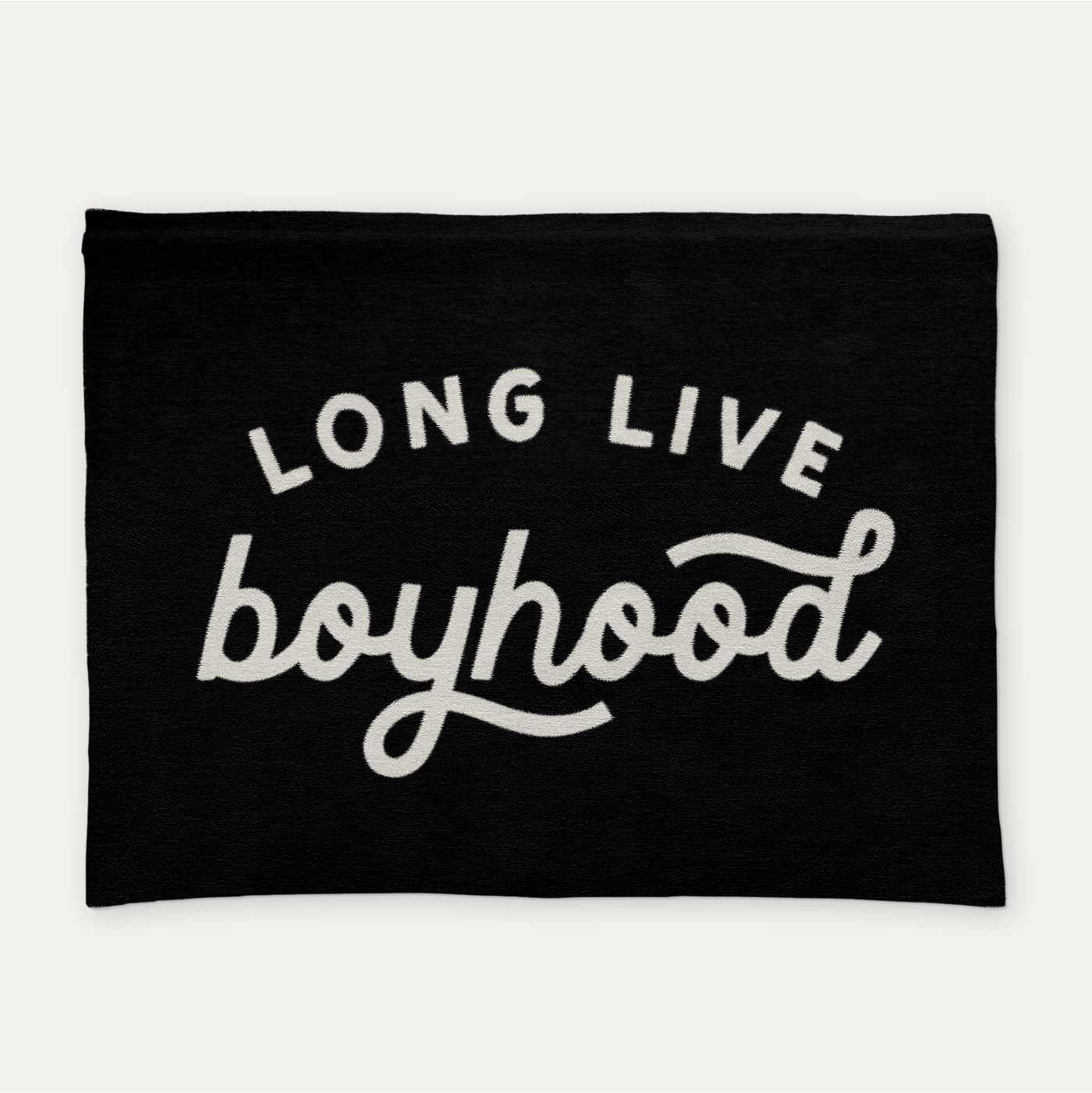 Long Live Boyhood Woven Tapestry