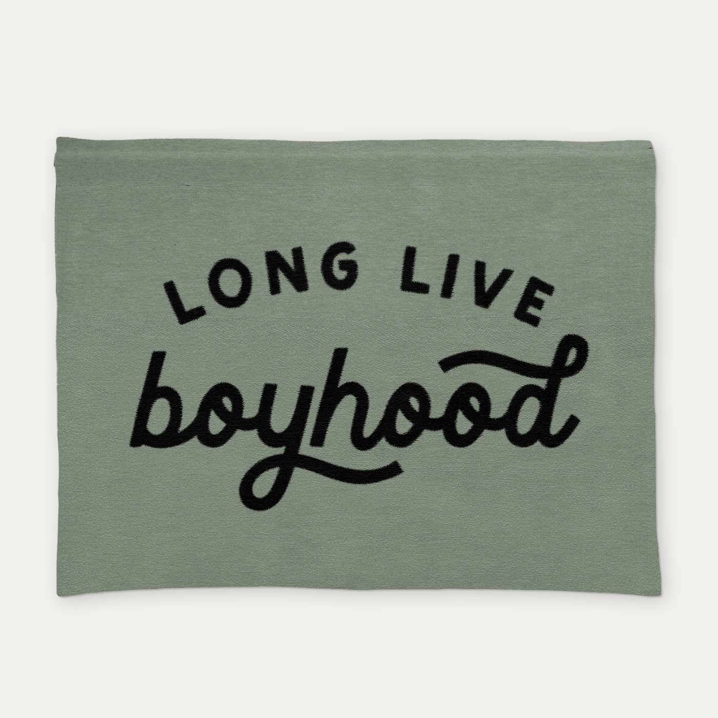 Long Live Boyhood Woven Tapestry