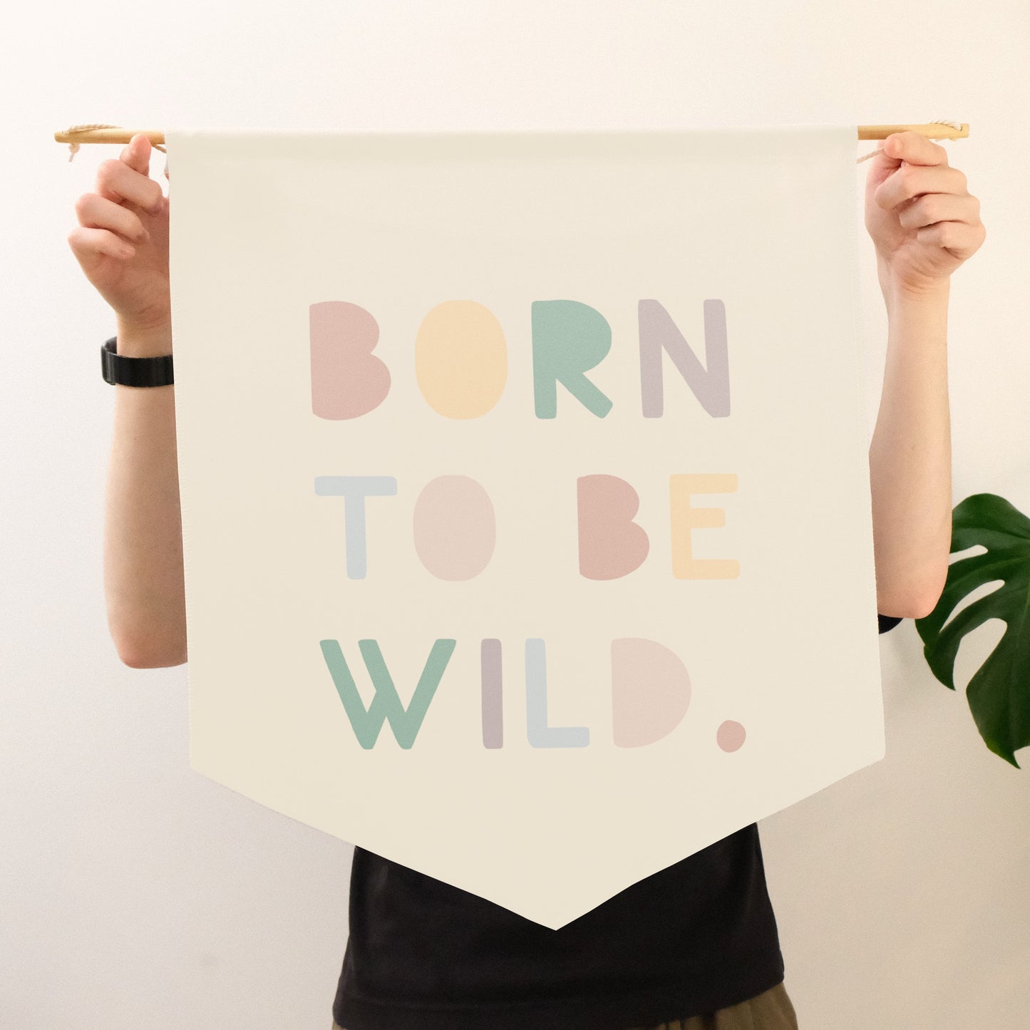 Born to be Wild Playroom Pennant