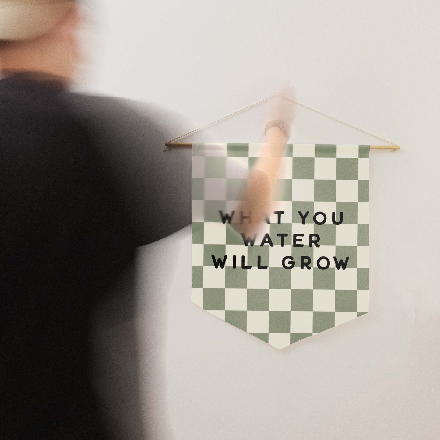 Checkered Quote Pennant