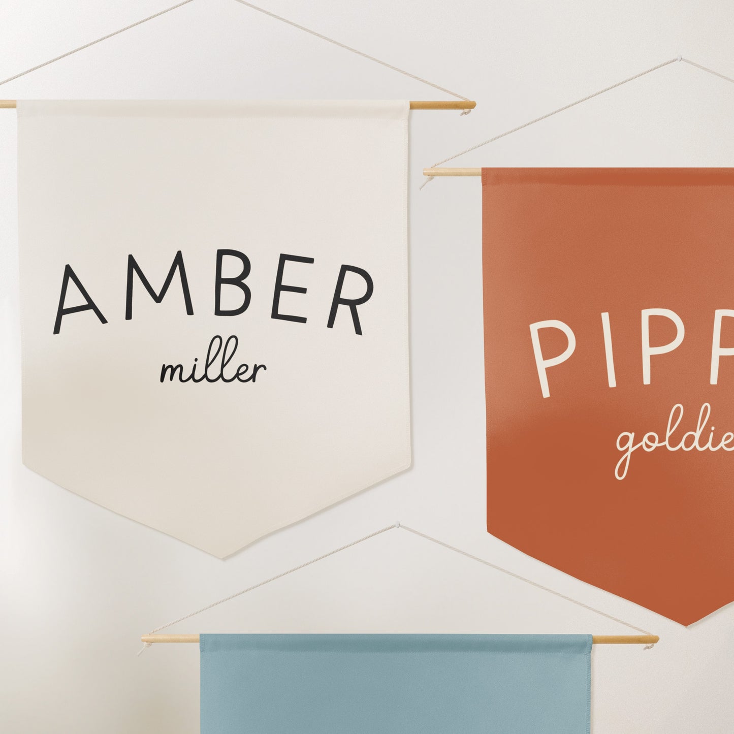 Name Banner with Thin & Script Font