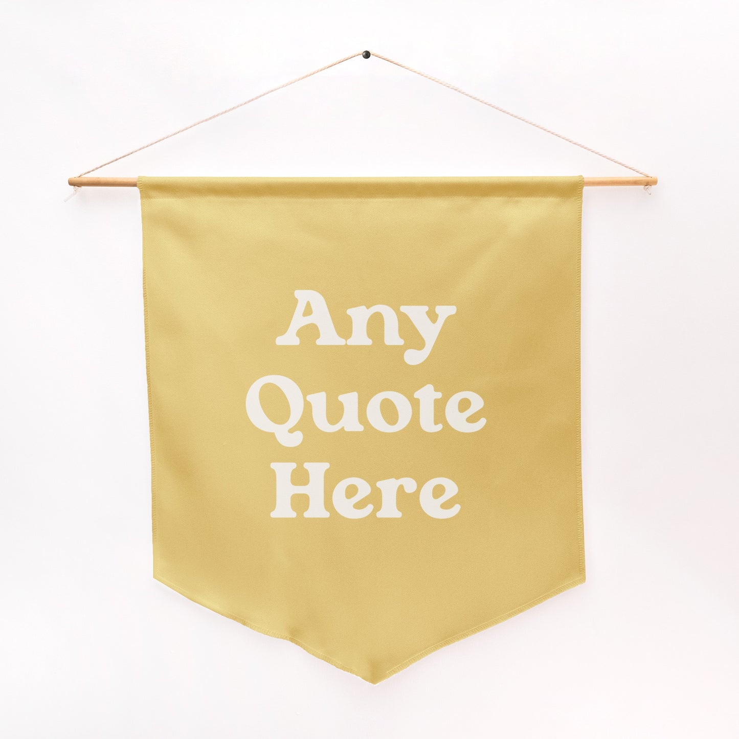 Custom Quote Banner in Retro Style Font