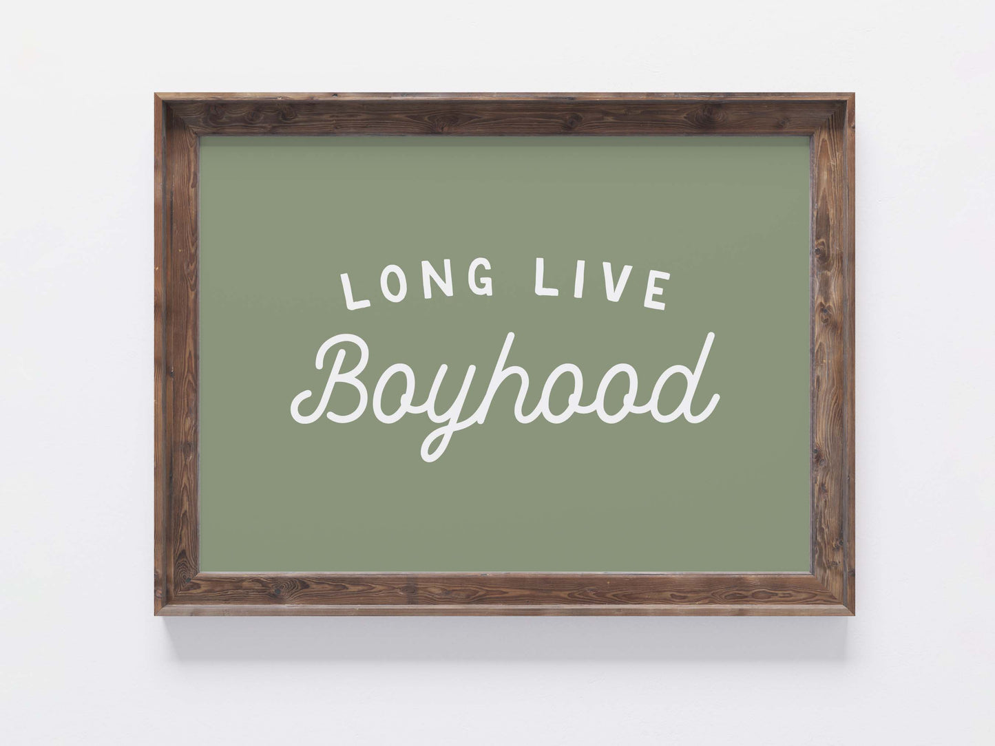 Long Live Boyhood Art Print